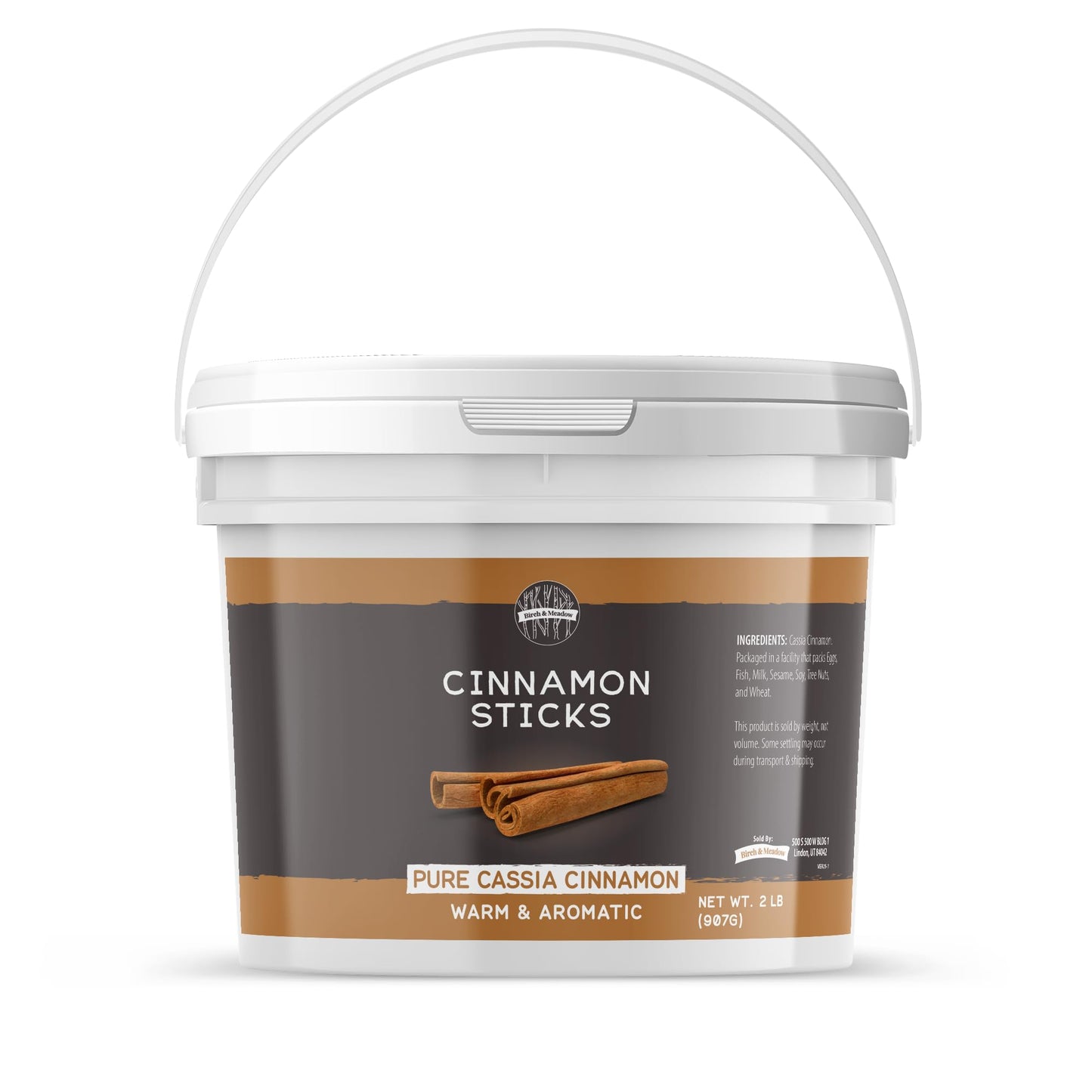 Birch & Meadow Cinnamon Sticks, 1 Gallon, Cassia Cinnamon, Cooking & Baking