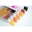 Pâtes de Fruits, French Fruit Jellies, Fruit Candy, Handmade Artisan, Paris Sweets, Vegan, Gluten free, Edible Gift, Pâtes de Fruits - 4.2oz/12 pieces