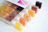 Pâtes de Fruits, French Fruit Jellies, Fruit Candy, Handmade Artisan, Paris Sweets, Vegan, Gluten free, Edible Gift, Pâtes de Fruits - 4.2oz/12 pieces