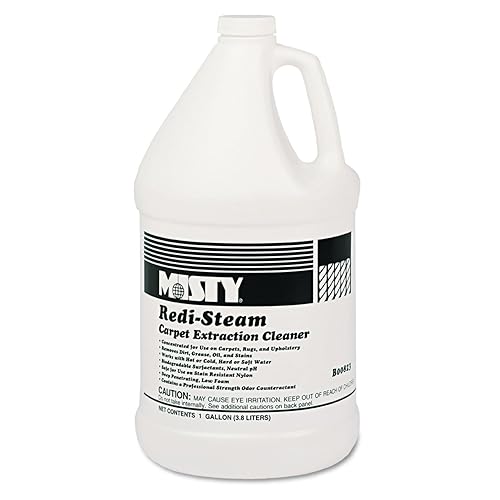 Misty Redi-Steam Carpet Cleaner, Pleasant Scent, 1 Gal Bottle, 4/carton
