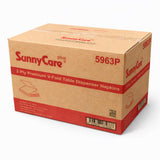 SunnyCare #5963P V-fold 2-Ply White Paper Dispenser Napkin 6000/cs