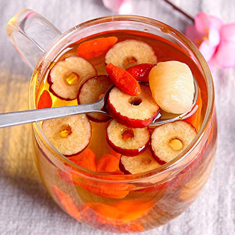 Longan Red Date Goji Tea 4.58oz Guiyuan Jujube Wolfberry Combination Flower Fruit Teabags Ladies' Tea Beverage Cold And Hot Tea Bag