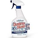 Chandelier Cleaner Spray, 32 oz - No Wipe Drip Dry Crystal Chandelier Cleaner for Glass, Crystal & Acrylic Light Fixtures, Streak-Free Shine, Sprays