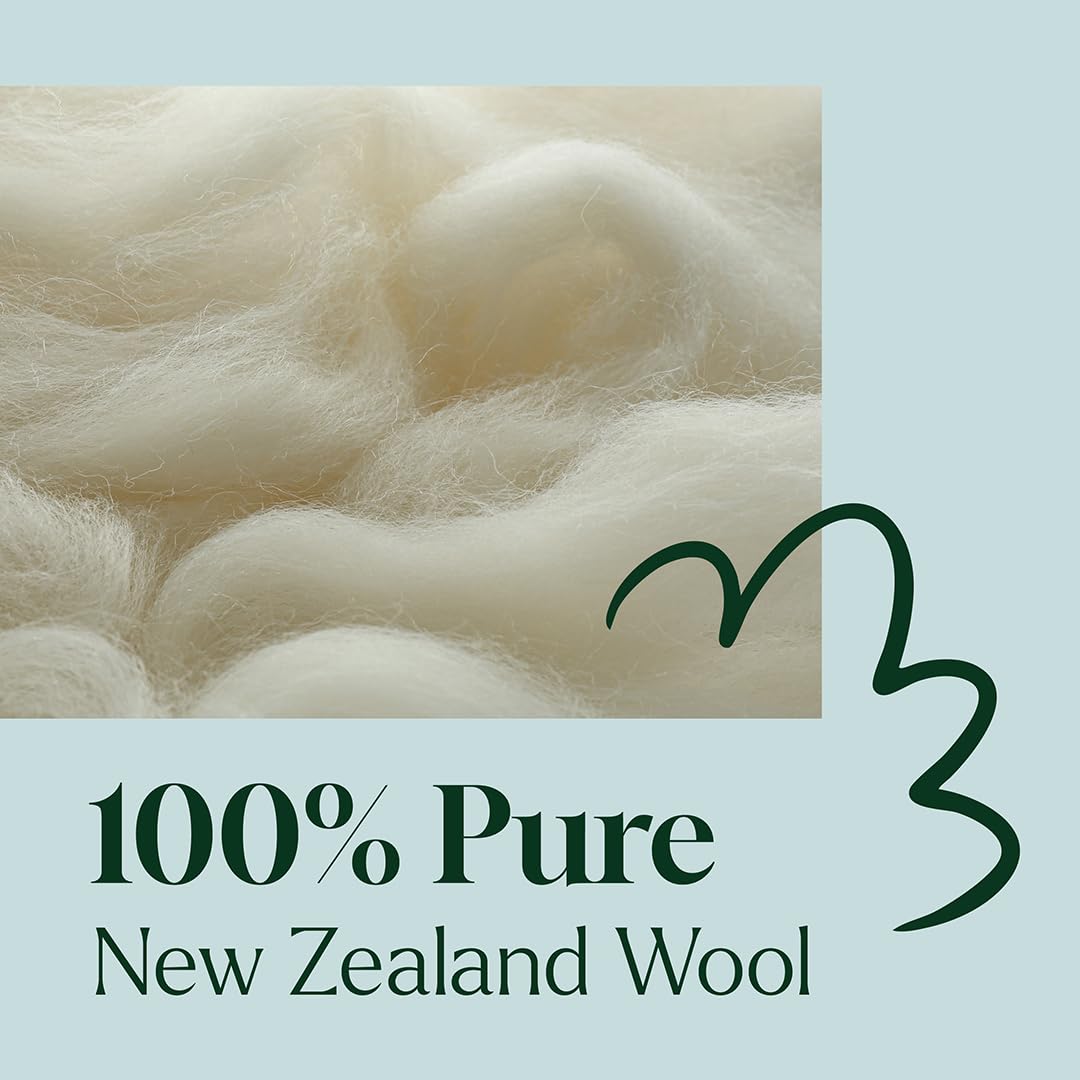 Plant Therapy Home Wool Dryer Balls 6-Pack 100% New Zealand Wool, Extra Large, Eco-Friendly, Reusable Natural Fabric Softener, All Natural & Chemical