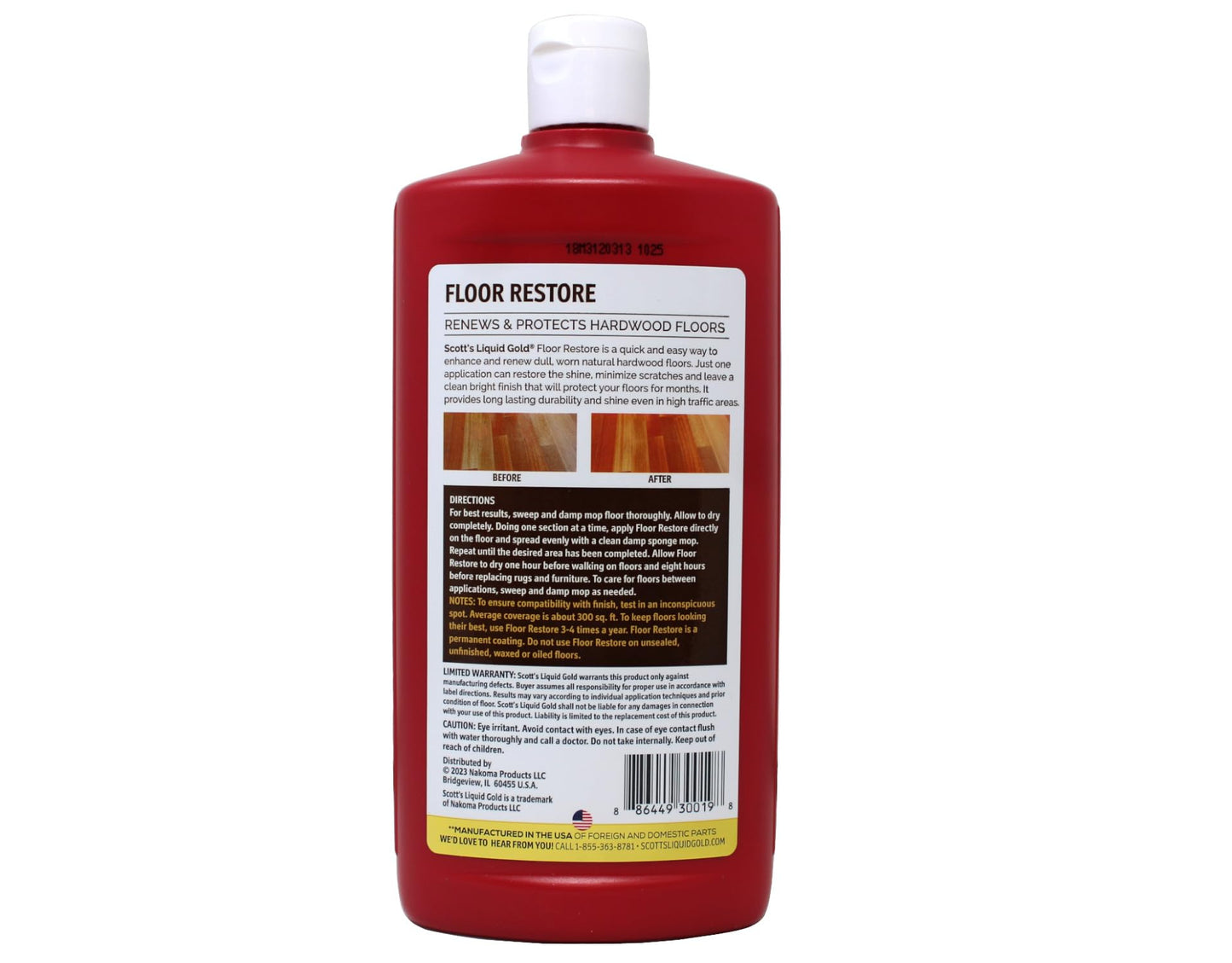 Scott's Liquid Gold Floor Restore, Renews Hardwood Floors - Pack of 2