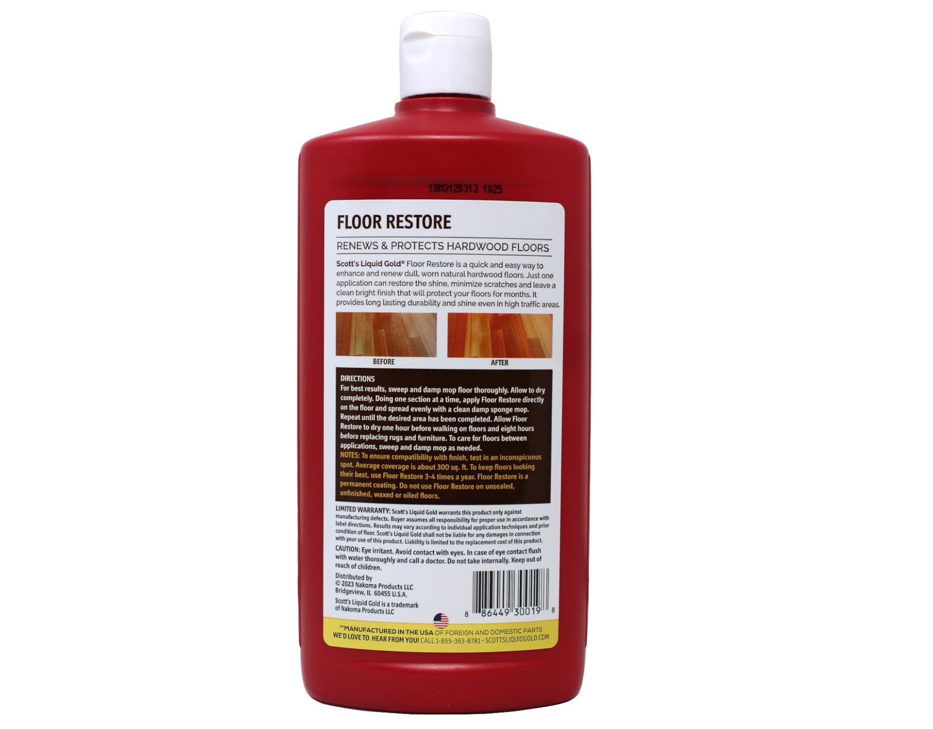 Scott's Liquid Gold Floor Restore, Renews Hardwood Floors - Pack of 2