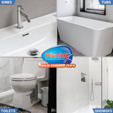 PlumbRx Drain Opener Cups | Hair Clog Remover | Drain Cleaner For Toilets, Sinks, Tubs - Septic Safe | 3 Uses + Hair Snake