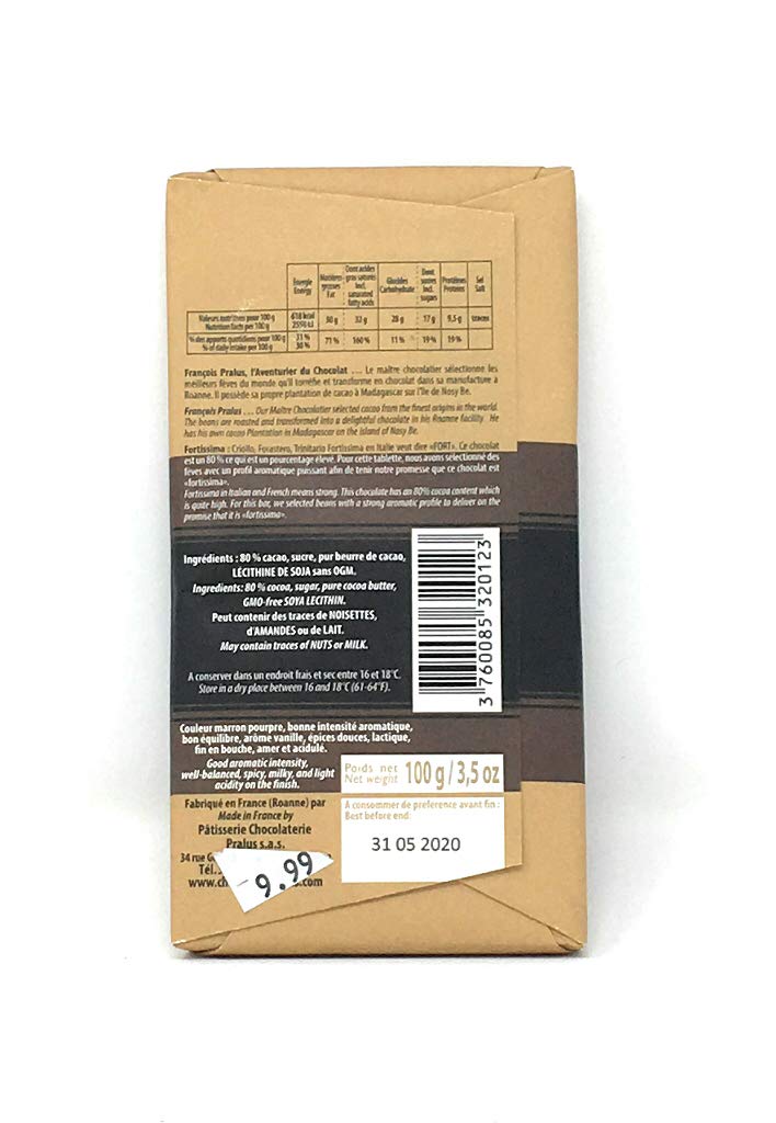 Francois Pralus Fortissima 80%, 1 EA