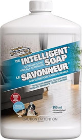 SURF PRO Floor Cleaner Concentrate for All Surfaces, no-rinse formula protects and enhances finish, 850 ml, pet safe, Intelligent Soap