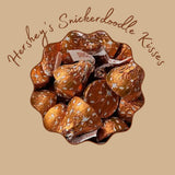 Candykrave Hershey'ss Snickerdoodle kisses Milk Chocolate candy - (2LB 180 pcs) - Bulk chocolate Silver Foil Candy variety pack - Delicious Treats