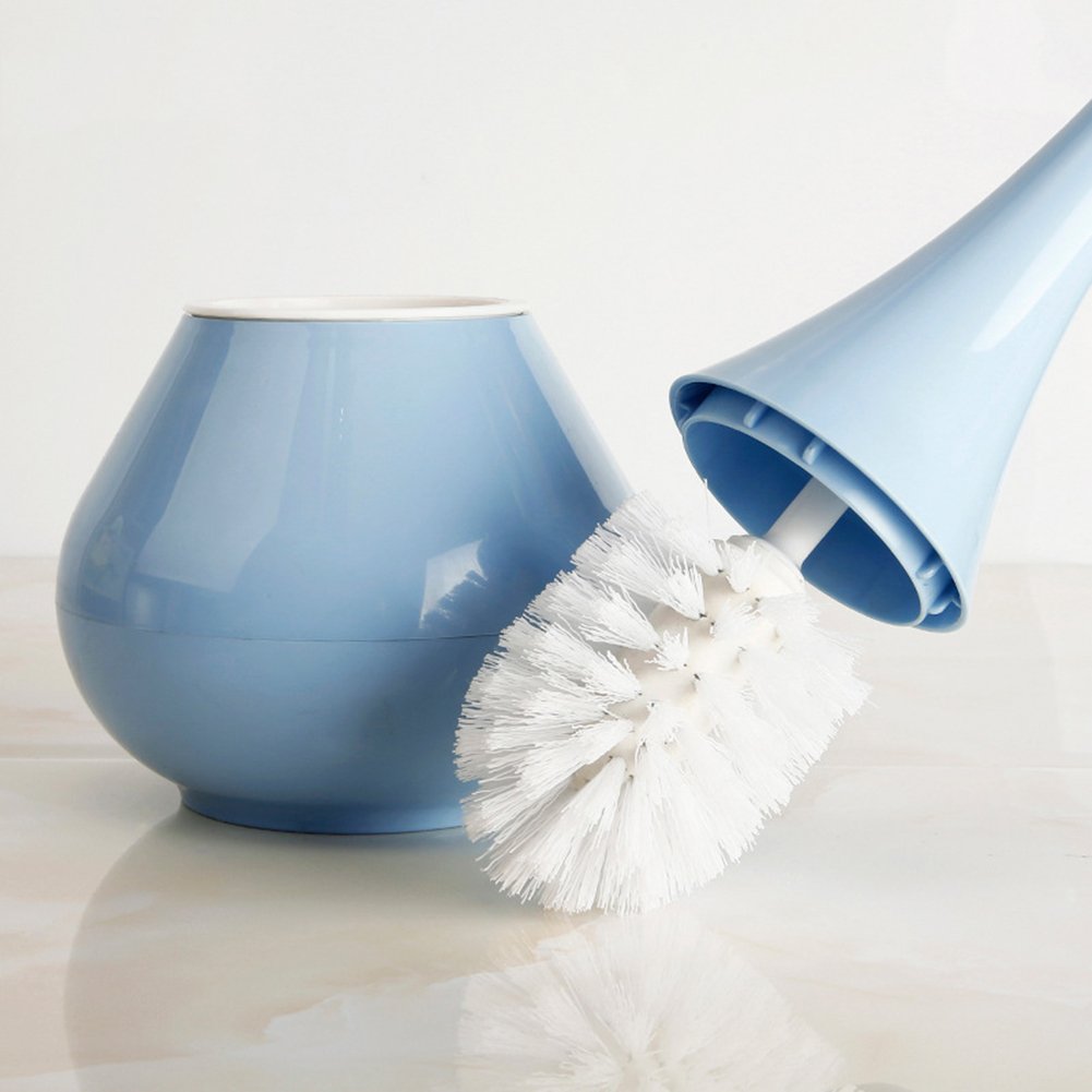 Toilet Brush with Holder, INCHANT Bathroom Detachable Toilet Brush - Blue