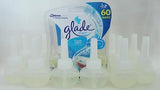 12 Glade Clean Linen Plugins Scented Oil Refills No Outer Package