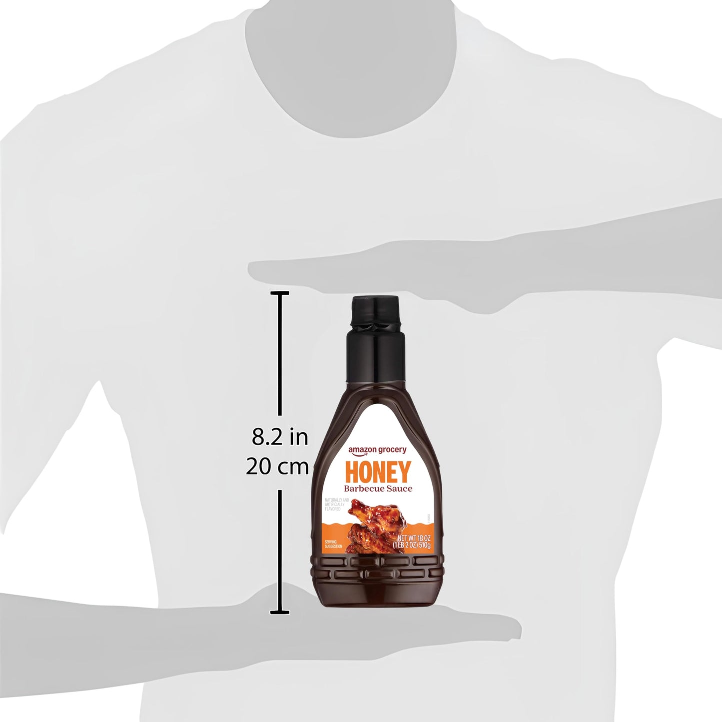 Amazon Grocery, Honey BBQ Sauce, 18 Oz