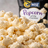 Wise Snacks White Cheddar Popcorn, 0.625 Ounce, Air Popped Individual Snack Size Bags Healthy Popcorn Snacks, School and Halloween Snacks for Kids