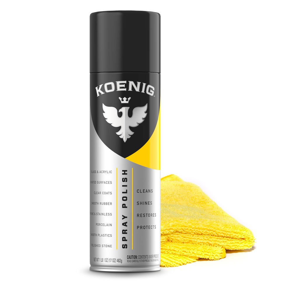 Koenig Spray Polish | Multipurpose Cleaner and Polish | Green-Based Polish Spray | Household Spray Polish and Cleaner | Multipurpose Polish for Home