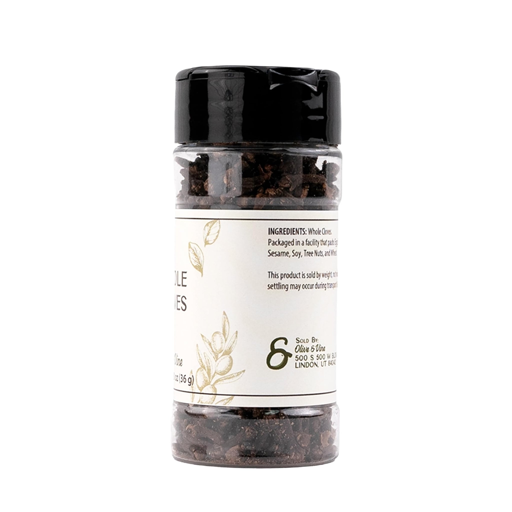 Olive & Vine Whole Cloves, Warm & Spicy, For Baking & Curries, Rich Tradition, Authentic Taste, For Global Recipes (1.28 Ounce)