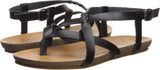 Blowfish Women's Granola-B Sandal, black dyecut, 6 Medium US
