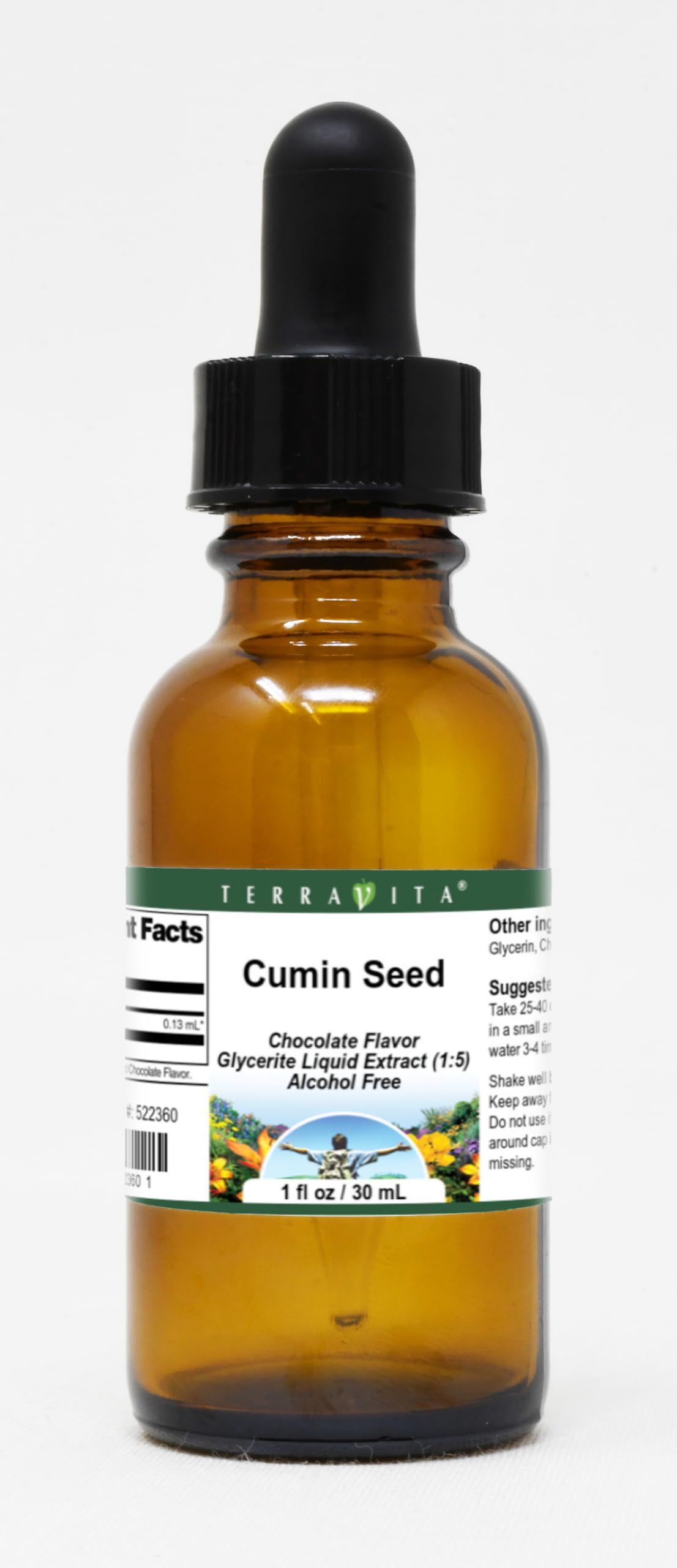 Cumin Seed Glycerite Liquid Extract (1:5) - Chocolate Flavored (1 oz, ZIN: 522360) - 3 Pack