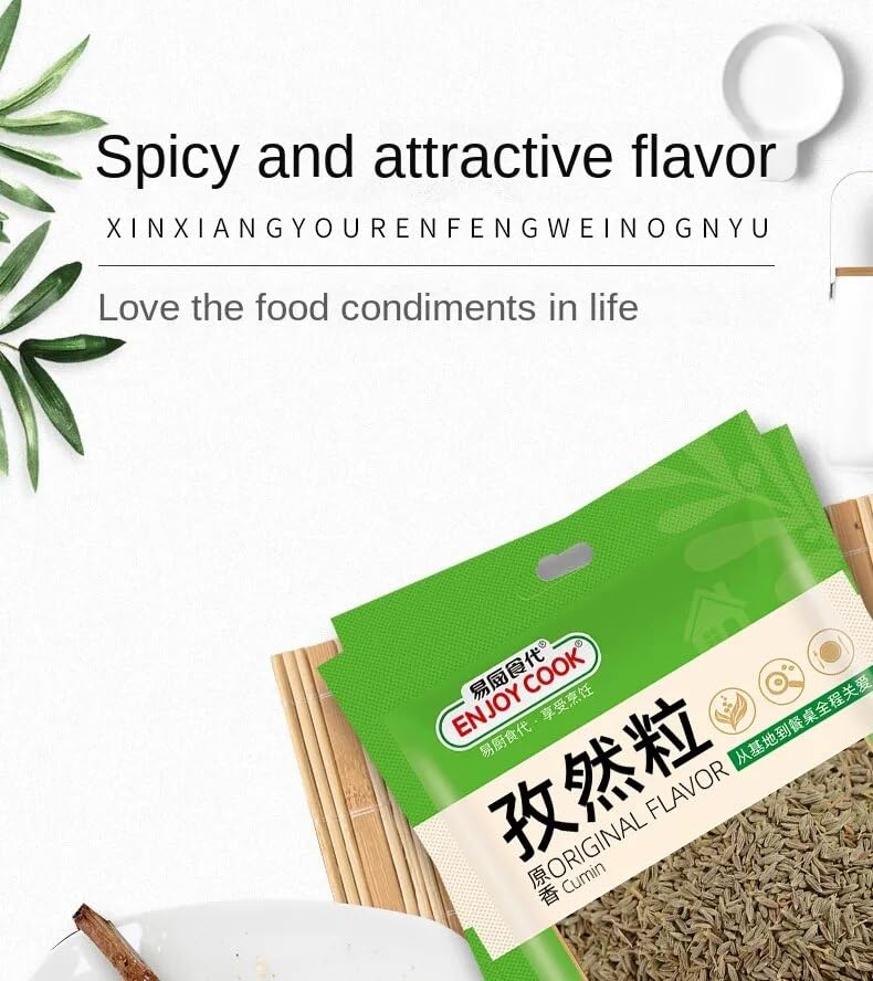 Zercumm Cumin Aroma, Cumin Bags 40G, Add Mellow Flavor to the Dishes