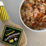 Salamida New York State Fair Lemon Garlicious Marinade, 16 oz | All-Natural, Gluten-Free, Citrus & Garlic Infused Sauce for Fish, Poultry, Pork & More