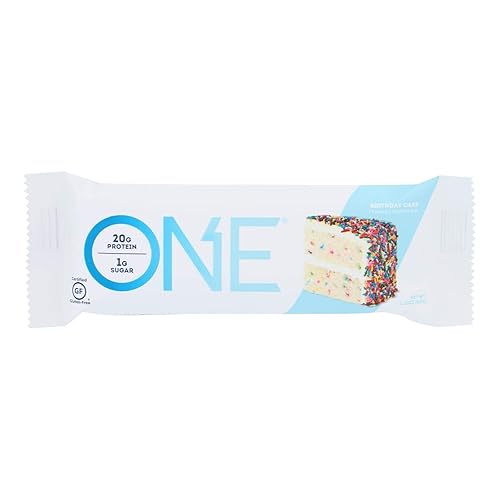 One Birthday Cake Flavored Protein Bar - Case of 12-60 GRM