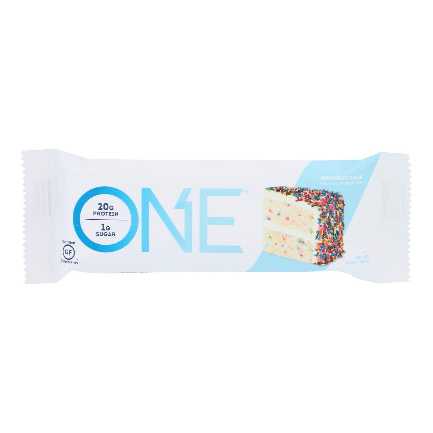 One Birthday Cake Flavored Protein Bar - Case of 12-60 GRM