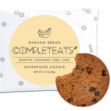 CompletEats - Gluten Free Cookies - Vegan, Non-GMO - 16 Cookies, 1oz ea - Simple Natural Ingredients - No Sugar Added, Nothing Artificial - Banana