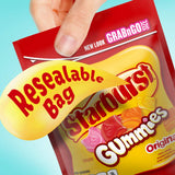 STARBURST Original Gummies Candy, 8-Ounce Grab N Go Size Resealable Bag