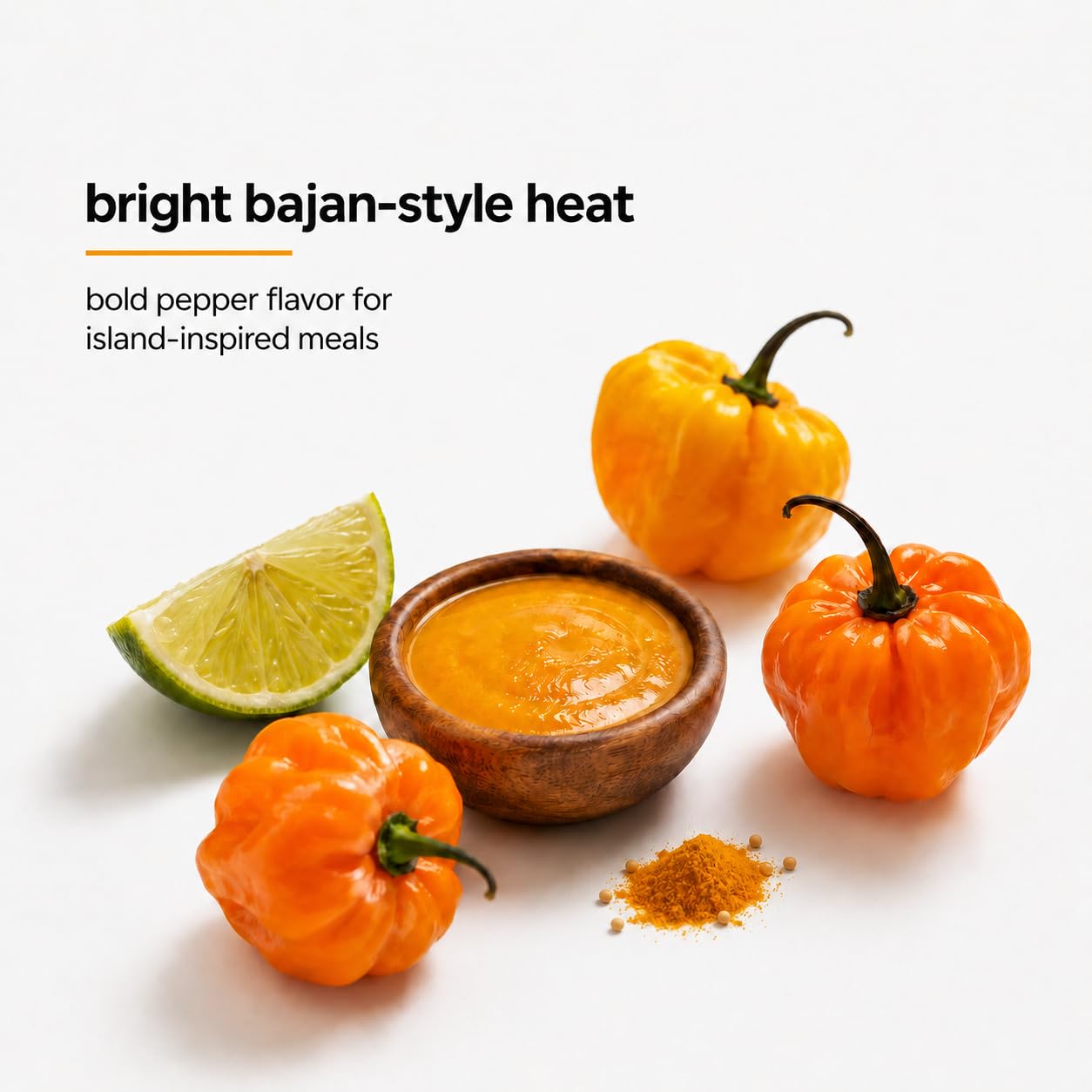Baron Bajan Style Hot Sauce 7 Ounces (200 grams)