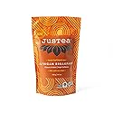 JusTea AFRICAN BREAKFAST | Loose Leaf Black Tea | Recyclable Refill Pouch | 160+ Cups (12.7oz) | High Caffeine | Award-Winning | Fair Trade | Non-GMO