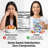 TiDBiTS Gummy Candies (1.8oz) - Swedish Candy - Gummies Fish Chews - Mini Swedish Bulk Inspired Fish Candy Snack