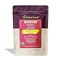 Teeccino Organic Instant Vanilla Nut Herbal Latte - 14 Servings - Creamy Oat & Coconut Latte Plus MCT Oil with Vanilla & Dates Accenting Roasted