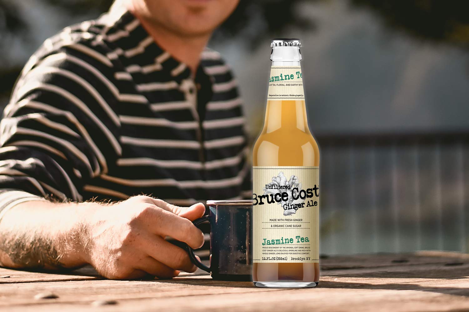 Bruce Cost Ginger Ale - Jasmine Tea - 12 oz (6 Glass Bottles)