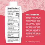 Pirq Plant-Based Protein Shakes | Strawberry 11 Fl Oz (Pack of 4) | Dairy-Free, Gluten-Free, Soy-Free, Zero Sugar