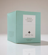 Art of Tea | Organic White Coconut Crème | 12 Count Sampler Box Assortment | Premium Caffeinated Organic White Tea Variety