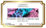 Pumpkin Ginger Cheesecake Yerba Mate Tea (Single Serve K-Cup Pods) (12 pods, ZIN: 576534) - 2 Pack