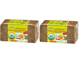 Mestemacher Organic Three Grain Whole Grain Bread, High Fiber German Bread, Shelf Stable, Vegan & Non-GMO, 17.6 Oz (Pack of 2)