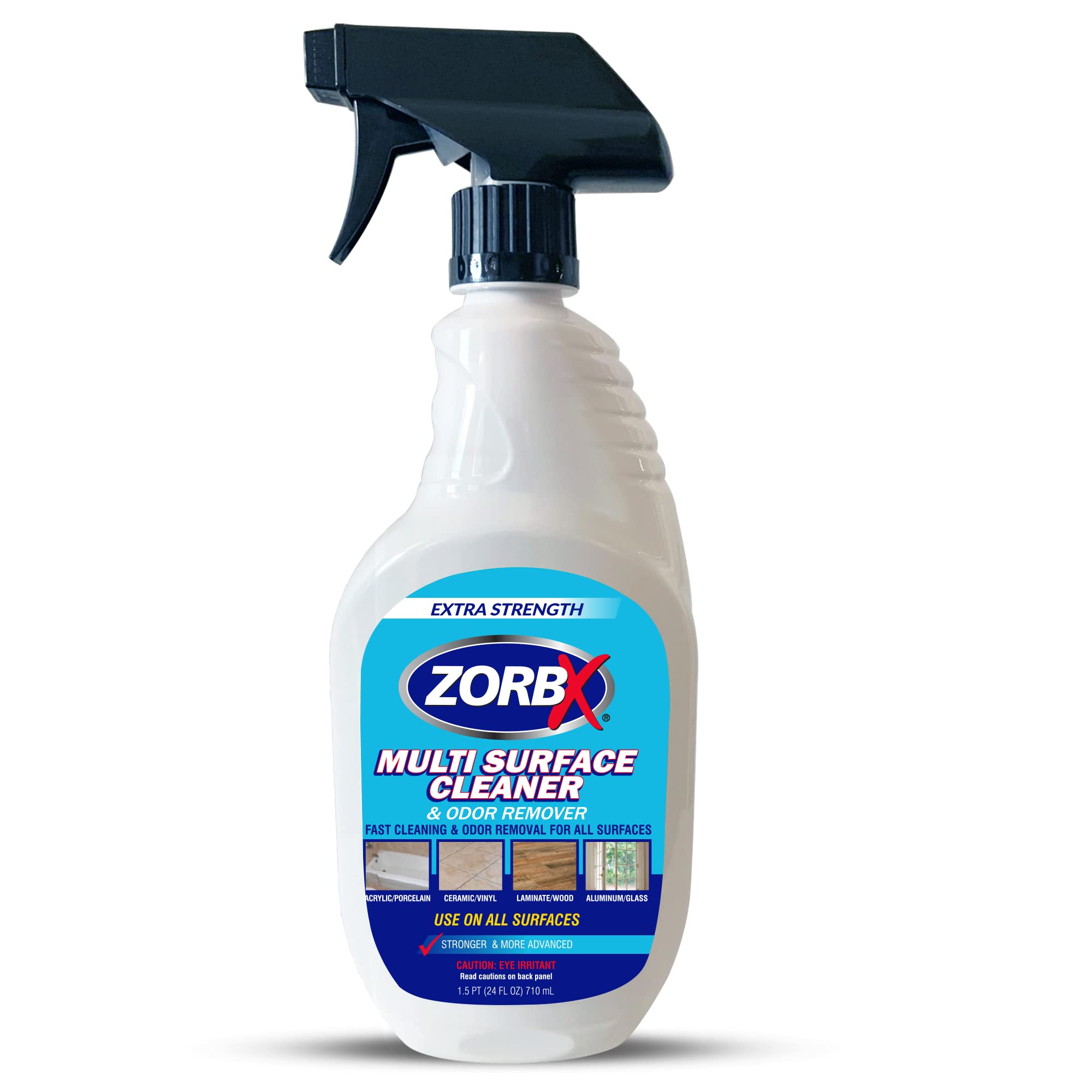 ZORBX Extra-Strength Multi Surface Cleaner 24 oz - Get Rid of Unpleasant Odors and Unwanted Stains Instantly - Citrus Scented Fast-acting Furniture