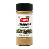 Badia Ground Jalapeno, 2 oz - Green Chili Powder Jalapeño Spice - Zesty Flavor, Medium Heat for Tacos, Meats, Salsa & Chili