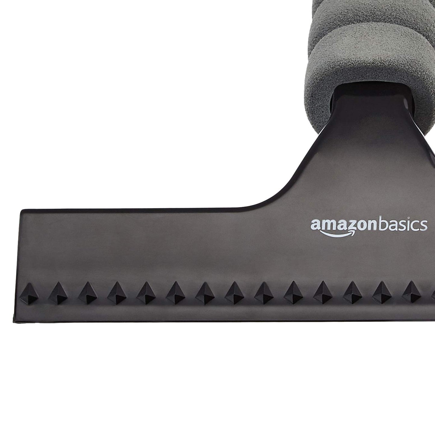 Amazon Basics All-Purpose Window Squeegee with Handle for Car Windshield, Shower, Glass, Mirror Cleaning, Silicone Rubber Blade, Streak-Free Results