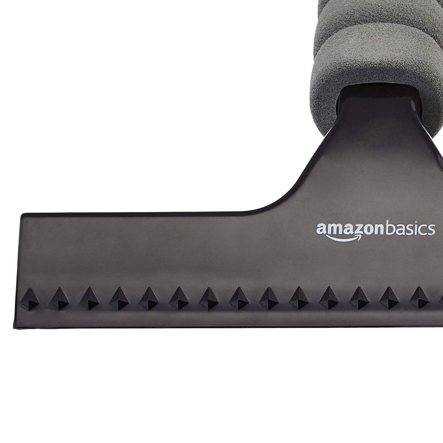Amazon Basics All-Purpose Window Squeegee with Handle for Car Windshield, Shower, Glass, Mirror Cleaning, Silicone Rubber Blade, Streak-Free Results