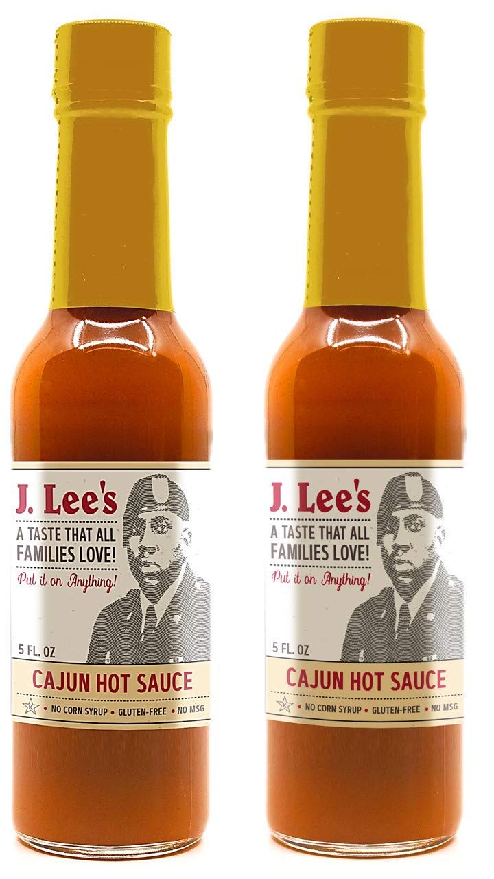 J. Lee's Cajun Hot Sauce, Packed with Cajun Flavor - 5 oz - 2 Pack