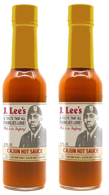 J. Lee's Cajun Hot Sauce, Packed with Cajun Flavor - 5 oz - 2 Pack