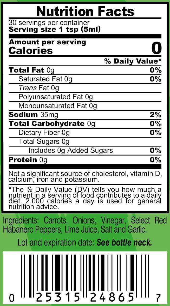 Marie Sharp’s Mild Habanero Pepper Sauce, 5 oz - Belizean Hot Sauce with a Gentle Kick - All-Natural, Gluten-Free | Pack of 3