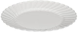 Classicware Rigid Plastic Round Plate, 6-Inch, White (180-Count)