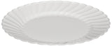 Classicware Rigid Plastic Round Plate, 6-Inch, White (180-Count)