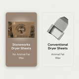 Grab Green, Stoneworks Dryer Sheets, 80 Compostable Sheets (Oak Tree)