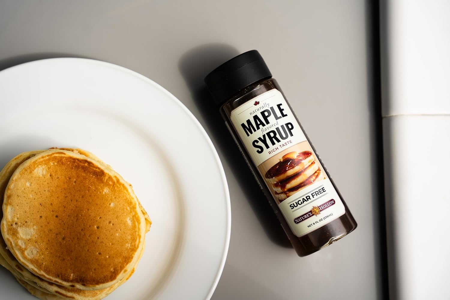 NATURES HOLLOW Sugar Free Maple Syrup, 8.5 OZ