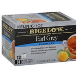 Bigelow Earl Grey Black Tea Keurig K-Cups, Caffeinated Black Tea, 12 Count Box