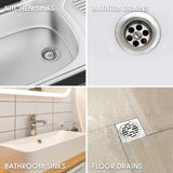 Bio-Flow Drain Strips - 48 Strips | Drain Cleaner & Odor Remover Drain Sticks